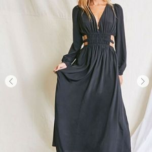 Forever 21 caged cutout maxi dress